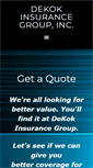 Mobile Screenshot of dekokinsurancegroup.com